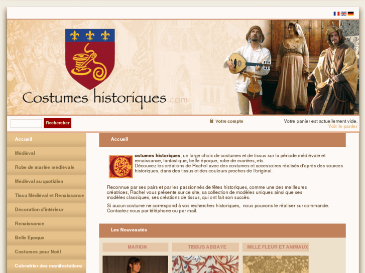 www.costumes-historiques.com