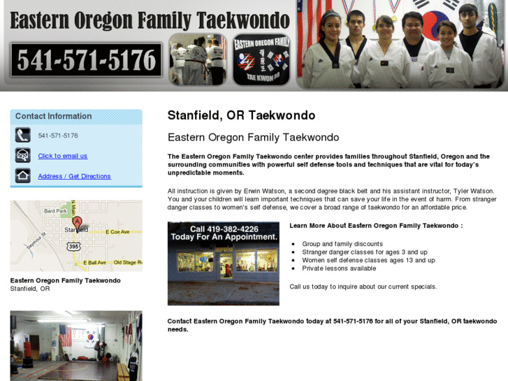 www.easternoregonfamilytaekwondo.com