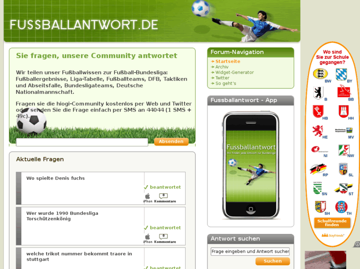 www.fussballantwort.de