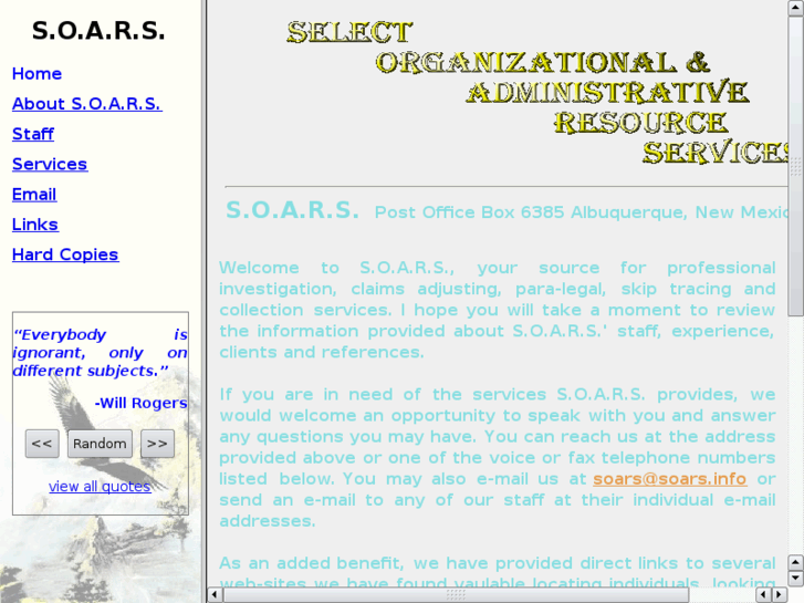 www.soars.org