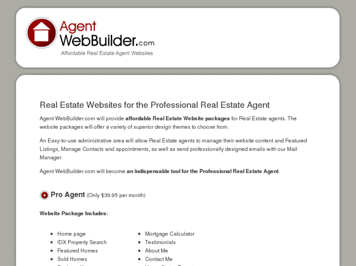 www.agentwebbuilder.com