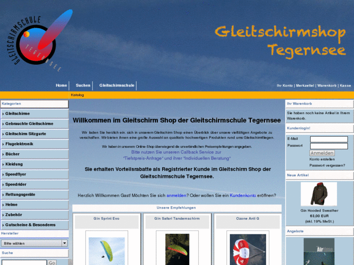 www.gleitschirmshop-tegernsee.com