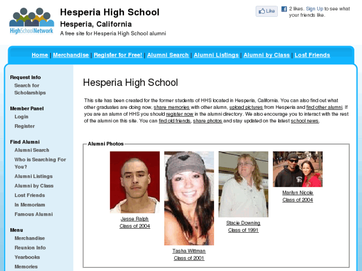 www.hesperiahighschoolalumni.com