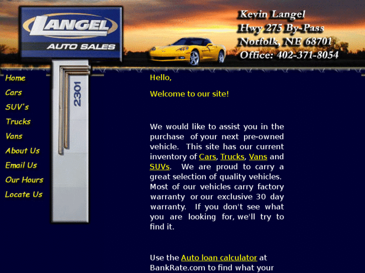 www.langelautosales.com