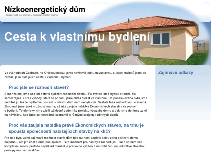 www.nizkoenergeticky-dum-zkusenosti.cz