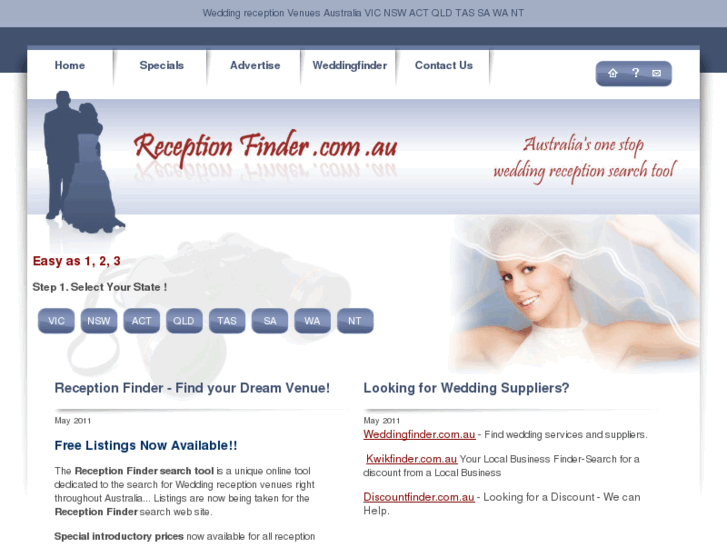 www.receptionfinder.com.au