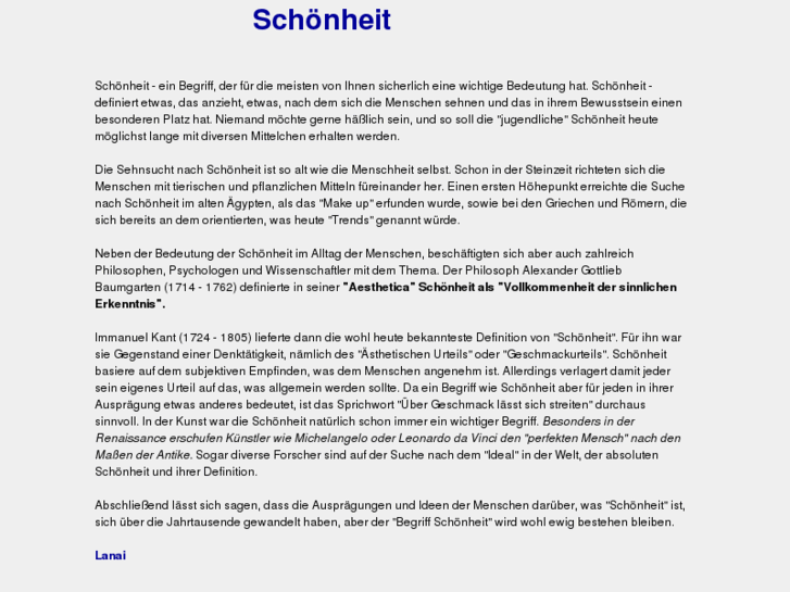 www.schoenheitundausdauer.com