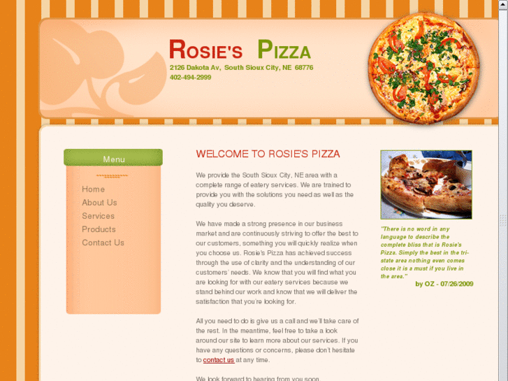 www.therosiespizza.com