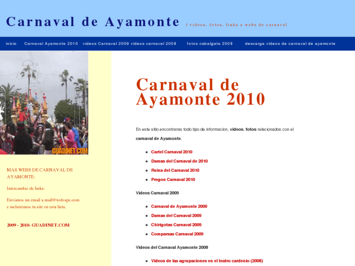 www.carnavaldeayamonte.com