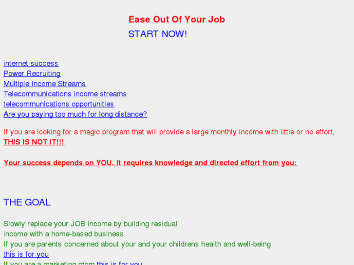 www.easeoutofyourjob.com