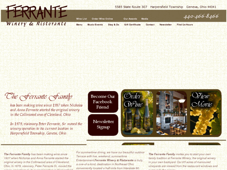 www.ferrantewinery.com