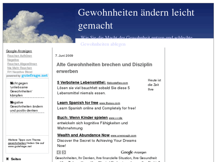 www.gewohnheitenablegen.de