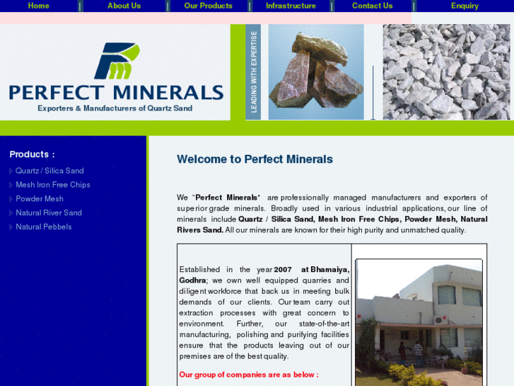 www.perfectmineralsindia.com