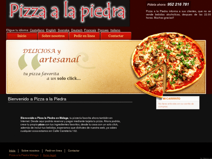 www.pizzaalapiedramalaga.com