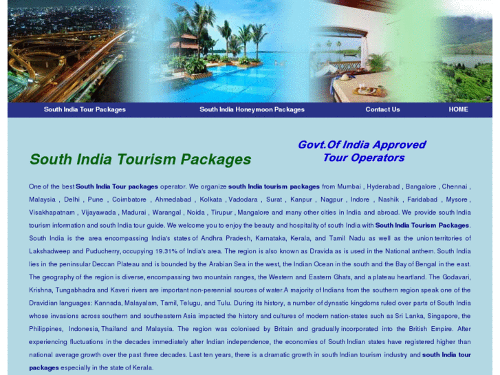 www.southindiatourismpackages.com