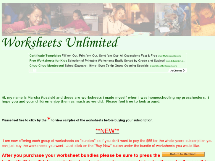 www.worksheetsunlimited.net