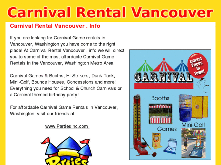 www.carnivalrentalvancouver.info