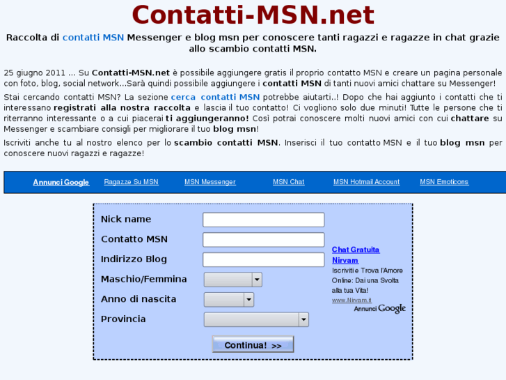 www.contatti-msn.net