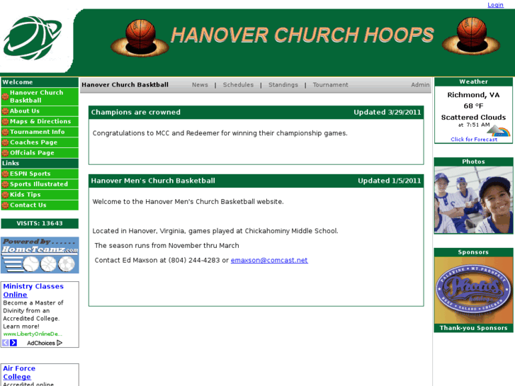 www.hanovermenschurchbasketball.com