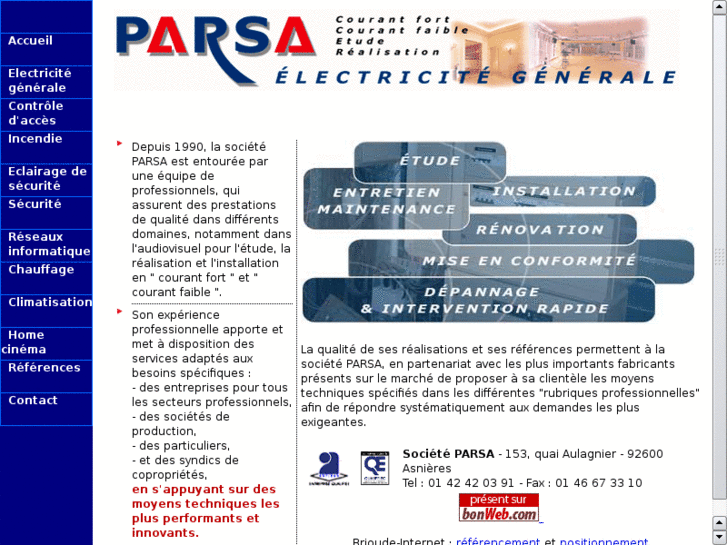 www.parsa-electricite.com
