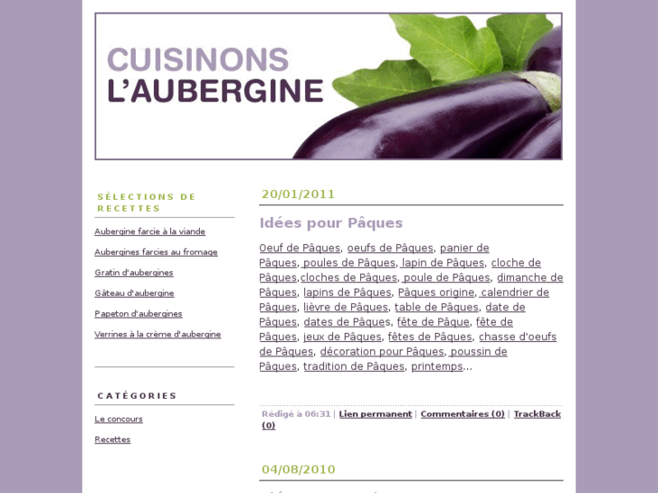 www.recettesdaubergines.com