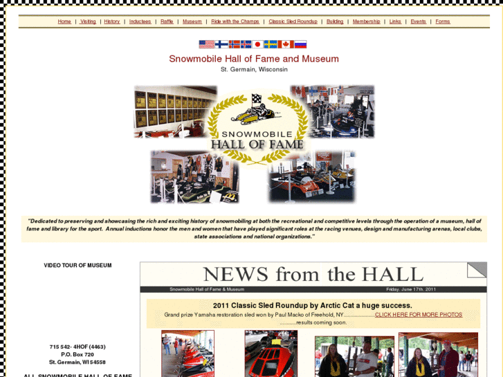 www.snowmobilehalloffame.com