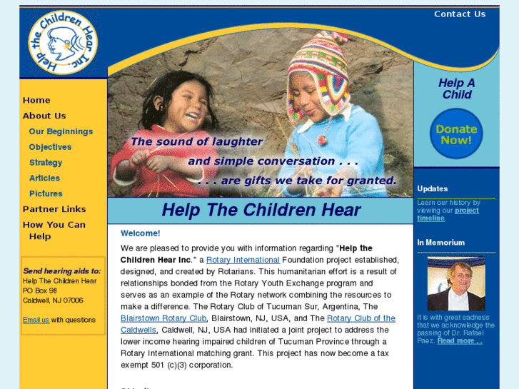 www.helpthechildrenhear.org