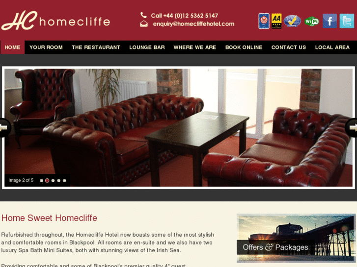 www.homecliffehotel.com