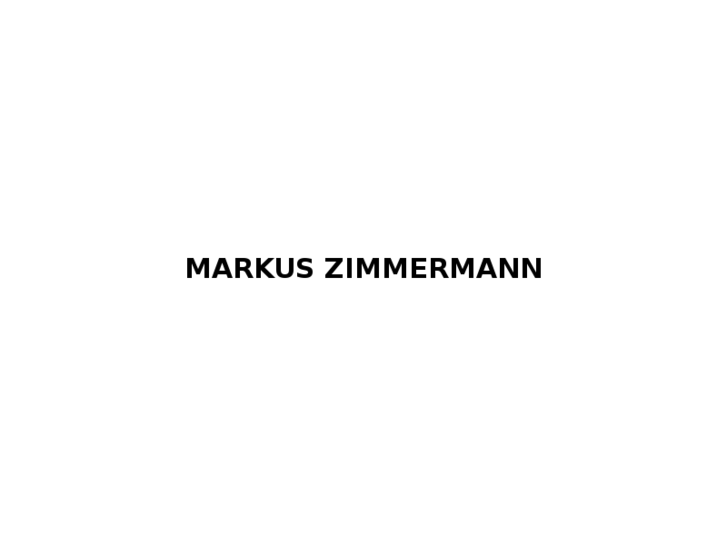 www.markuszimmermann.info