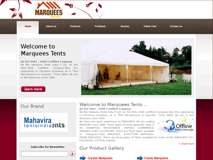 www.marquees.in