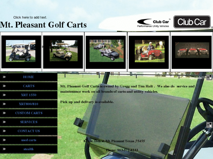 www.mtpleasantgolfcarts.com