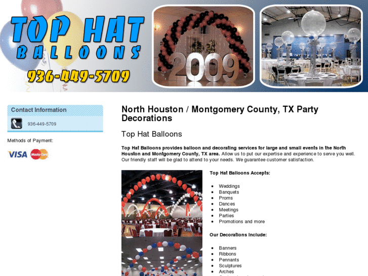 www.tophatballoonsanddecor.com