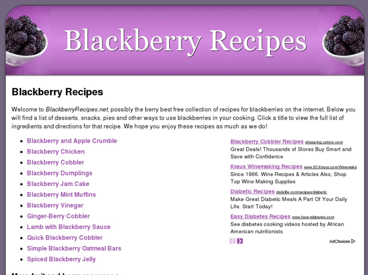 www.blackberryrecipes.net