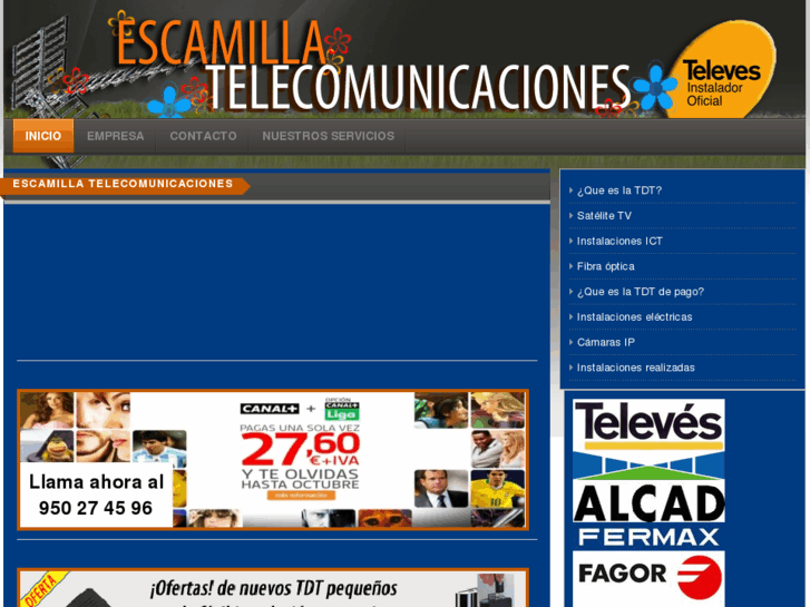 www.escamillatelecomunicaciones.es