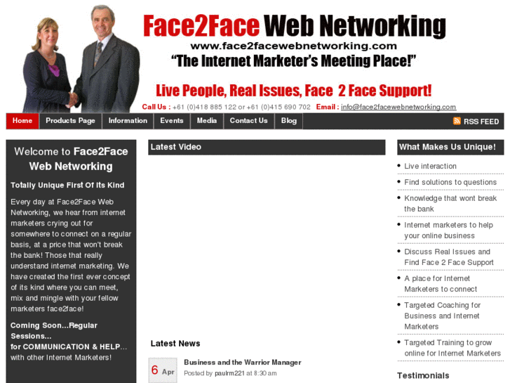 www.face2facewebnetworking.com