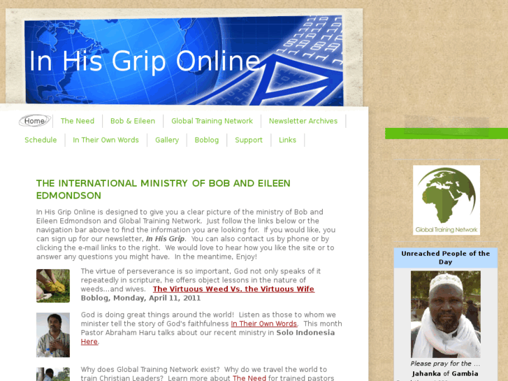 www.inhisgriponline.org