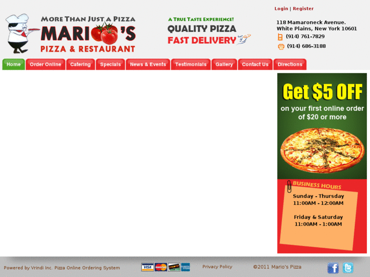 www.mariospizzawp.com