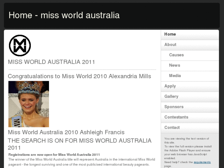 www.missworld-australia.com
