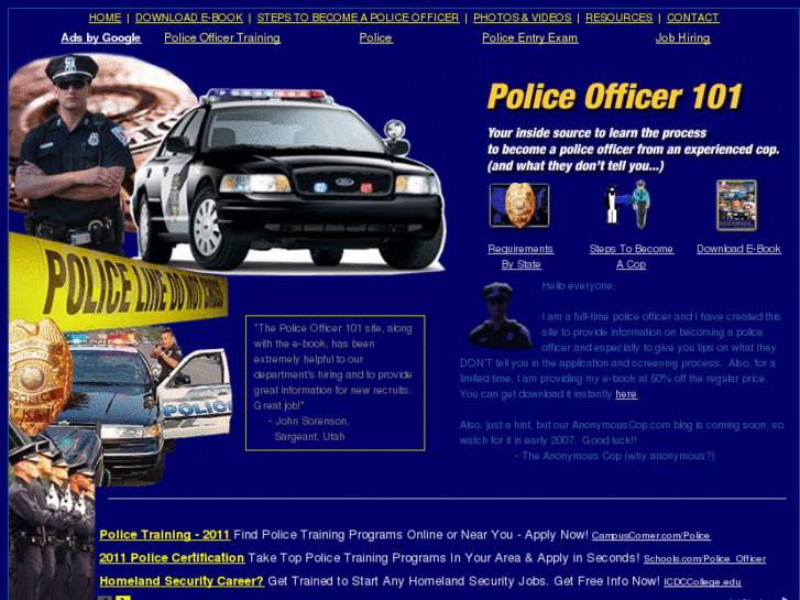 www.policeofficer101.com