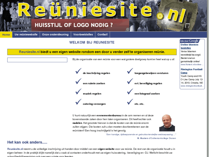 www.reuniesite.nl