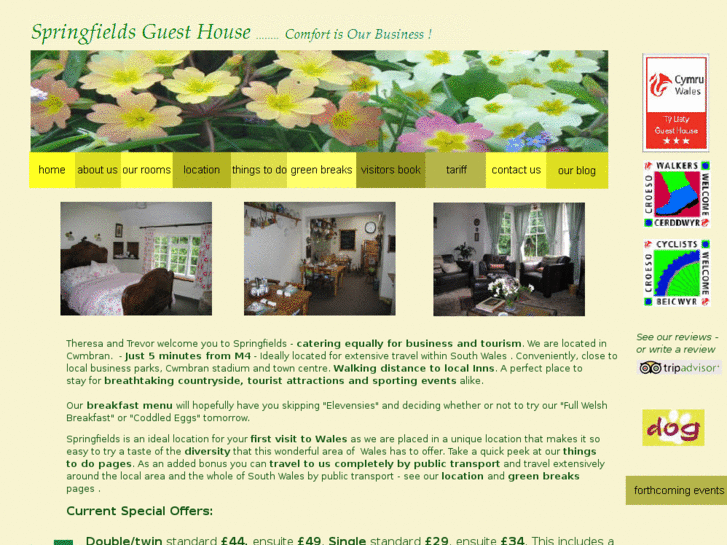 www.springfieldsguesthouse.com