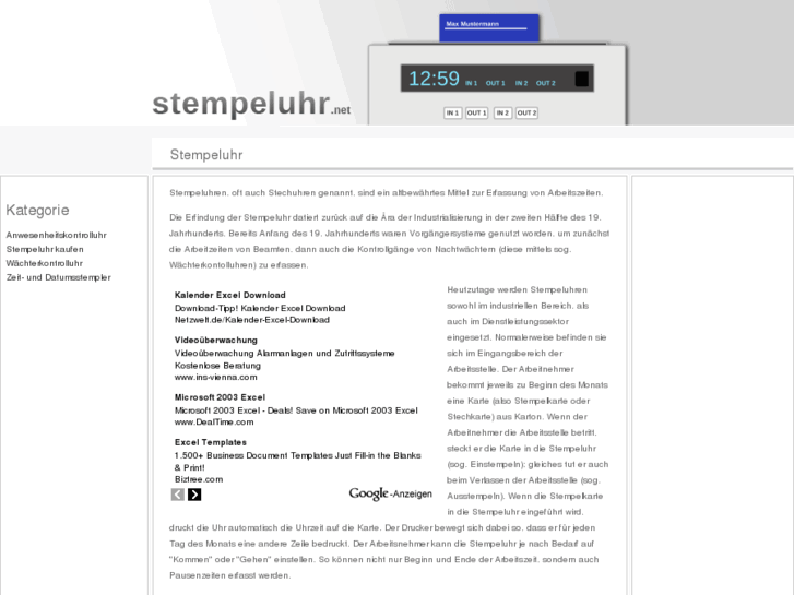 www.stempeluhr.net