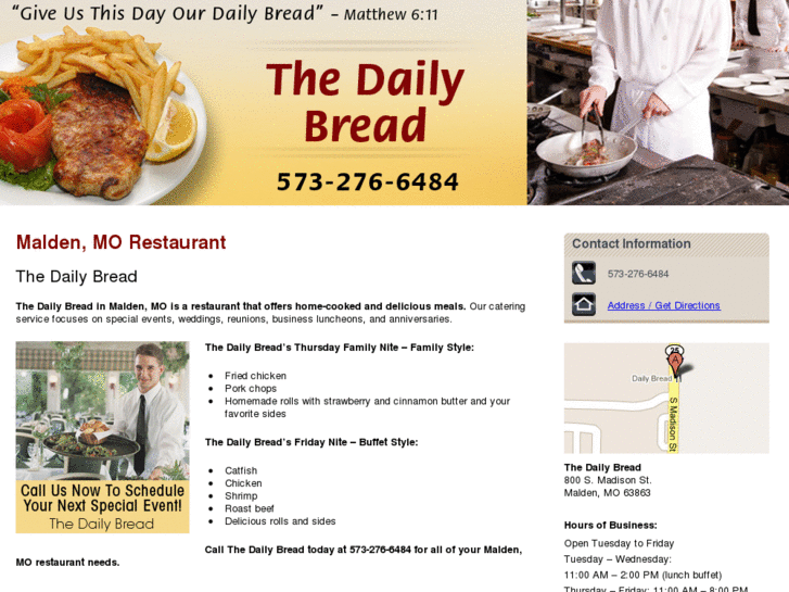 www.thedailybreadrestaurant.com