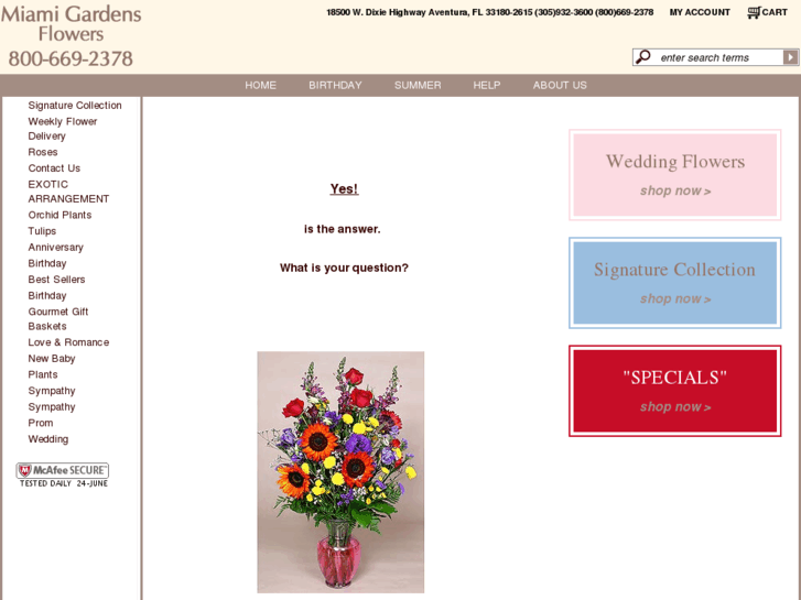 www.yesflorist.com