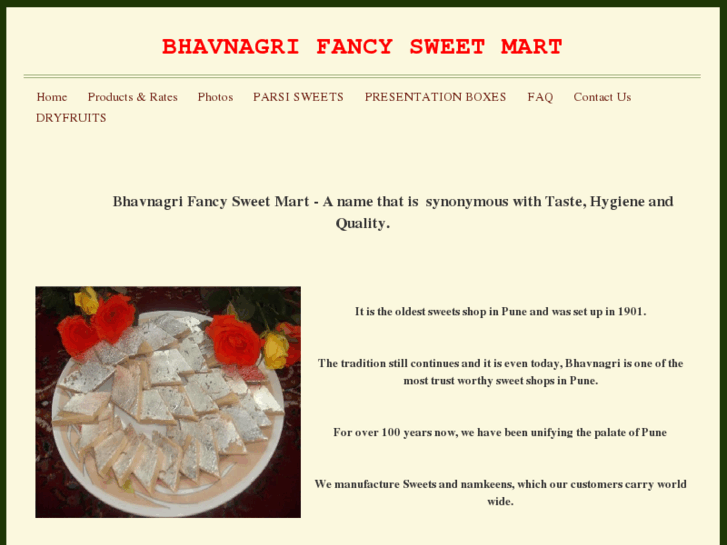 www.bhavnagrisweets.com