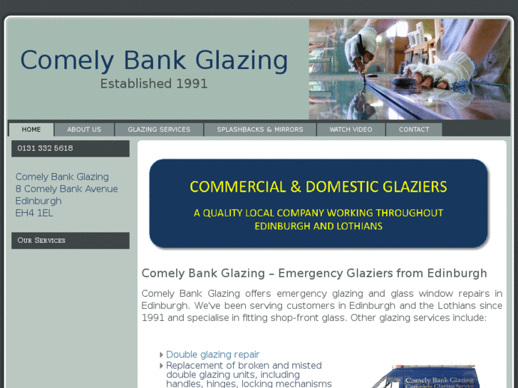 www.comelybankglazing.com