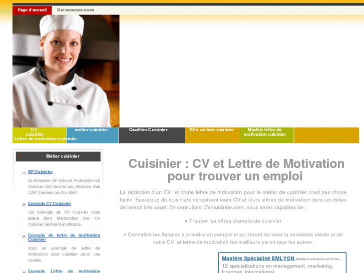 www.cv-cuisinier.com