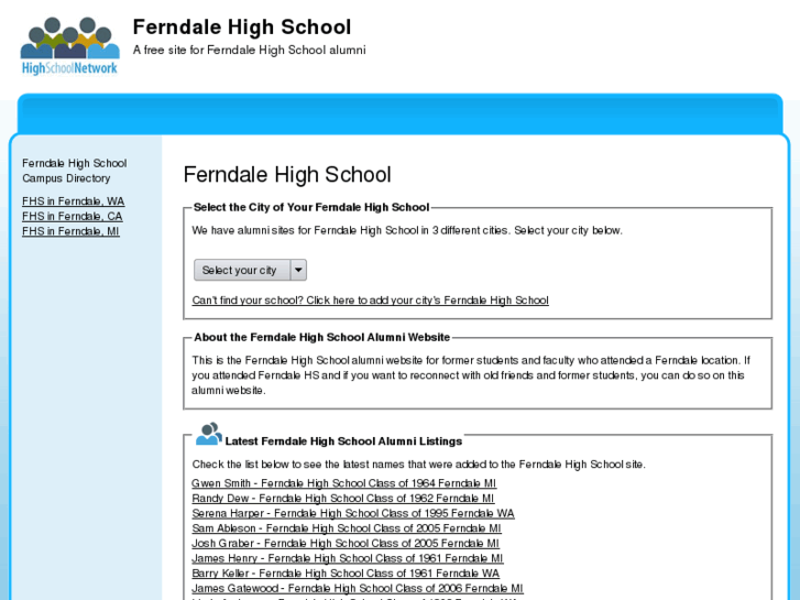 www.ferndalehighschool.net