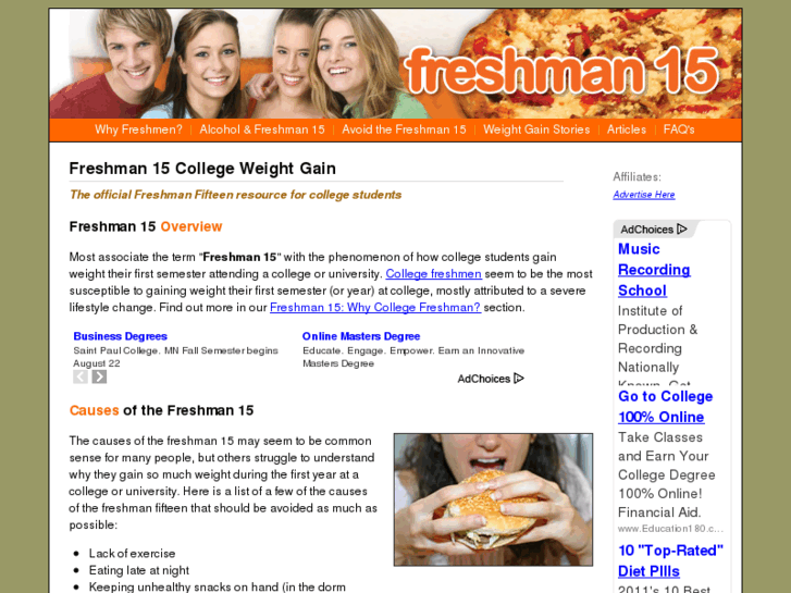 www.freshman15.com