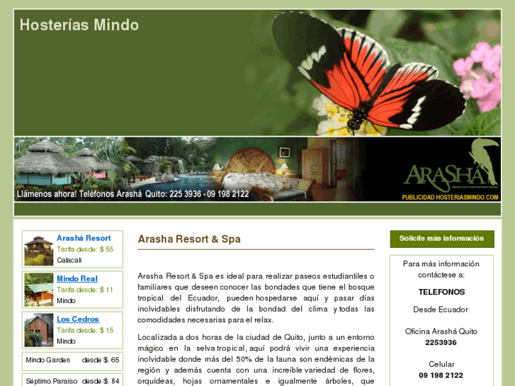 www.hosterias-mindo.com